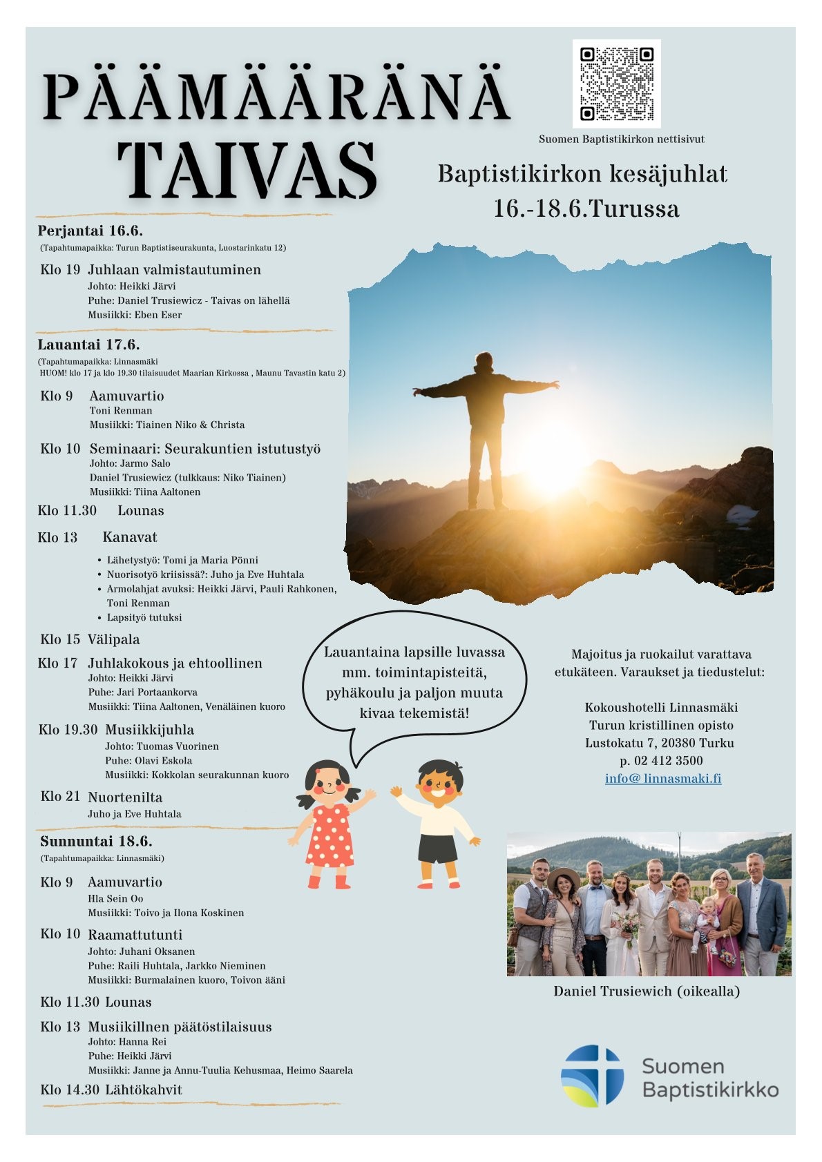 Read more about the article Kesäjuhlat 16.-18.6. Turussa