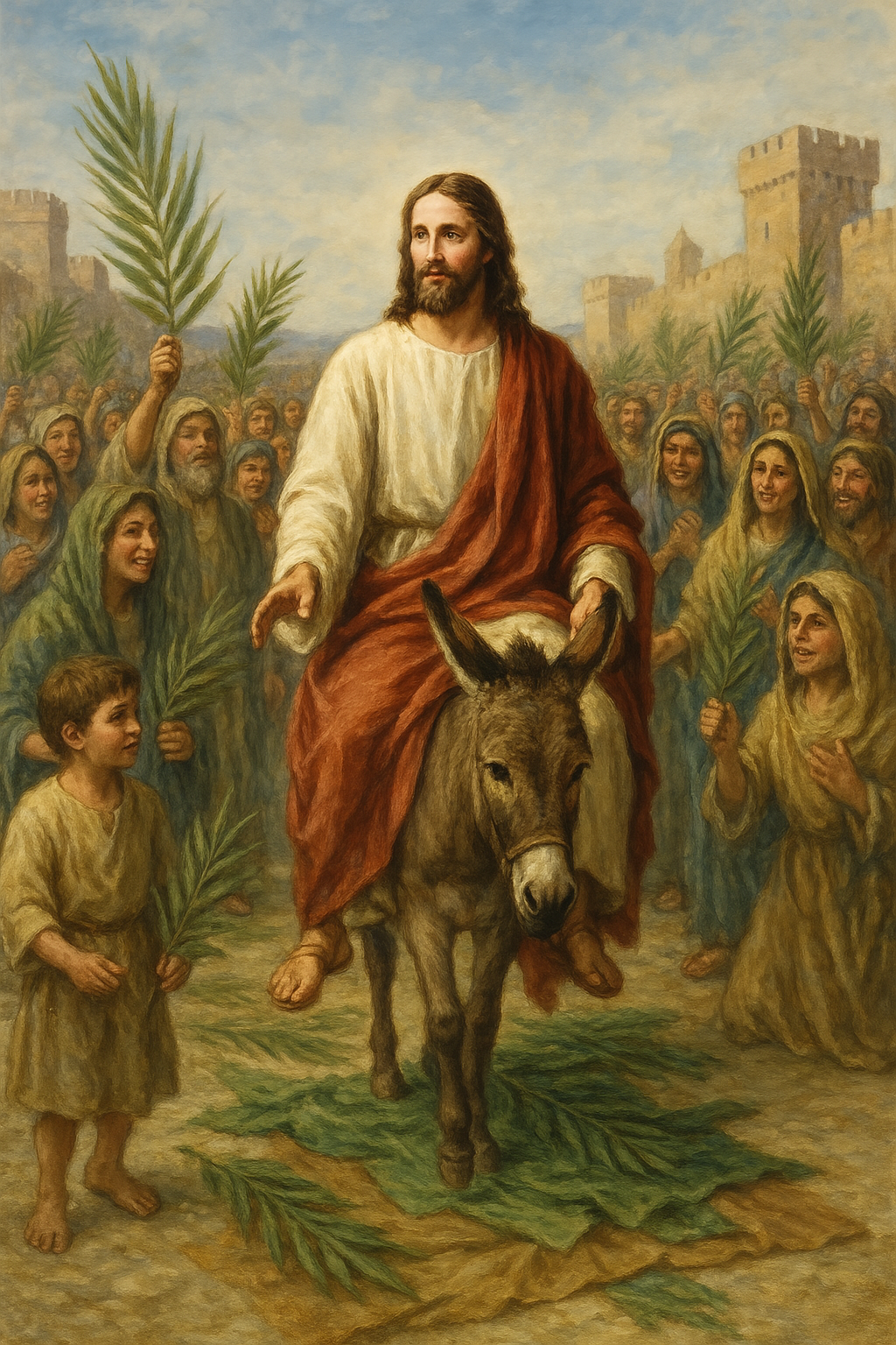 Read more about the article Messias tuli ratsastaen Jerusalemiin