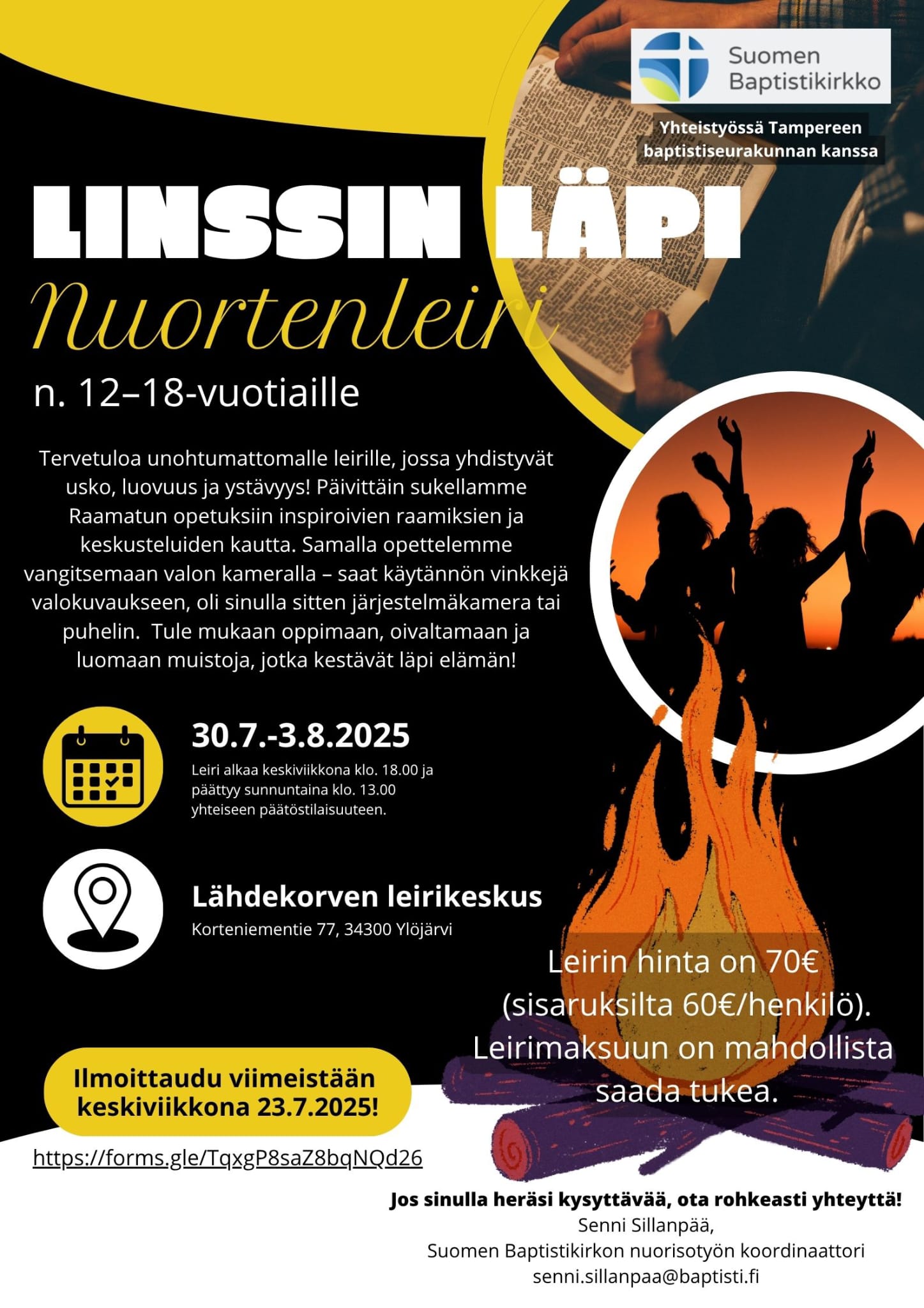Read more about the article Nuorten leiri 30.07.-03.08.